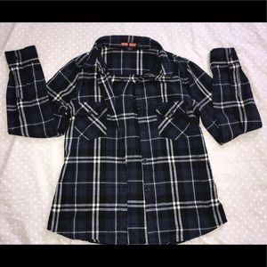 Plaid Navy Flannel